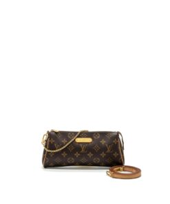 Louis Vuitton Eva 2Way Chain Shoulder Bag 10.6in/ 27cm Brown Monogram For Women
