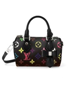 Louis Vuitton LV x TM Nano Speedy Bag Multicolore Noir For Women 6.3in/16cm M13406
