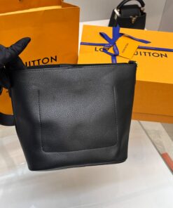 Louis Vuitton Lock And Walk Bag Black For Women M24006- 20.5 Cm/ 8 Inches - Image 7