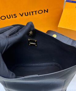 Louis Vuitton Lock And Walk Bag Black For Women M24006- 20.5 Cm/ 8 Inches - Image 8