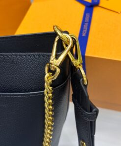 Louis Vuitton Lock And Walk Bag Black For Women M24006- 20.5 Cm/ 8 Inches - Image 9