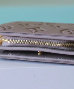 Alternative view of Louis Vuitton Wallet Monogram Embossed Light Brown For Women 4.3in/11cm