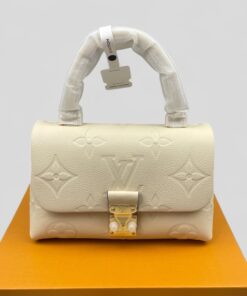 Louis Vuitton Madeleine BB Monogram Empreinte Creme Beige For Women, Shoulder and Crossbody Bags 9.4in/24cm LV M46008 - Image 9