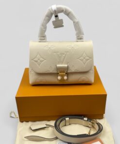 Louis Vuitton Madeleine BB Monogram Empreinte Creme Beige For Women, Shoulder and Crossbody Bags 9.4in/24cm LV M46008 - Image 8