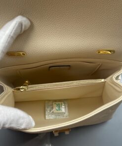 Louis Vuitton Madeleine BB Monogram Empreinte Creme Beige For Women, Shoulder and Crossbody Bags 9.4in/24cm LV M46008 - Image 3