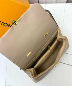 Louis Vuitton Madeleine MM Monogram Empreinte Dove Gray/ Creme Beige For Women 11.8in/30cm LV M46041 - Image 9