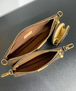 Louis Vuitton Multi Pochette Accessoire Shoulder Bag 9.4in/ 24cm Pink Monogram Canvas Gold Hardware For Women M44840 - Image 7