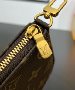 Louis Vuitton Multi Pochette Accessoire Shoulder Bag 9.4in/ 24cm Pink Monogram Canvas Gold Hardware For Women M44840 - Image 3