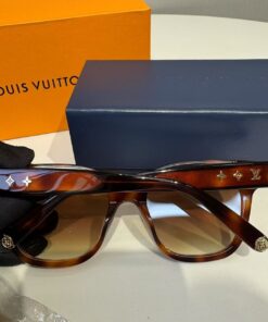 Louis Vuitton My Monogram Square Sunglasses Dark Tortoise For Women Z1524W - Image 5