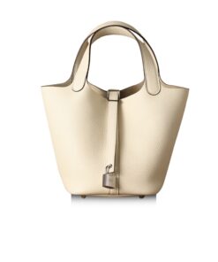 Hermes Picotin Lock 18 Cream Bag For Women, Women’s Handbags 7.1in/18cm