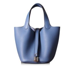 Hermes Picotin Lock 18 Blue Bag For Women 7.1in/18cm