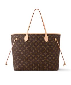 Louis Vuitton Neverfull GM Tote Bag Rose Ballerine Pink Monogram Gold Hardware For Women