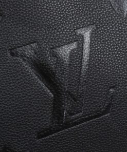 Louis Vuitton Onthego MM Tote Bag 13.8in/ 35cm Monogram Empreinte Black Gold Hardware For Women M45595 - Image 8