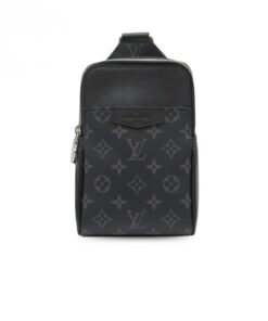 Louis Vuitton Outdoor Slingbag Taigarama Noir Black For Men, Crossbody Bags 8.3in/21cm LV M30741