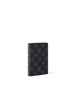 Alternative view of Louis Vuitton Passport Cover Monogram Eclipse Black Wallet for Men 5.5in/14cm M64501