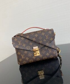 Louis Vuitton Pochette Metis Shoulder Bag 9.8in/ 25cm Brown Monogram Canvas Gold Hardware For Women M44875 - Image 6