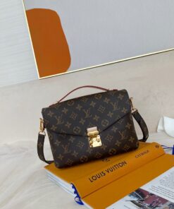 Louis Vuitton Pochette Metis Shoulder Bag 9.8in/ 25cm Brown Monogram Canvas Gold Hardware For Women M44875 - Image 5