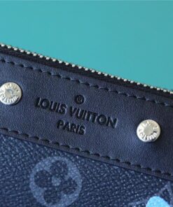 Louis Vuitton Pochette To Go Monogram Eclipse Canvas Black For Men 11.8in/30cm M81848 - Image 5