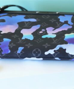 Louis Vuitton Pochette To Go Monogram Eclipse Canvas Black For Men 11.8in/30cm M81848 - Image 3