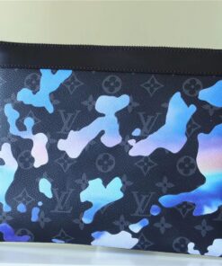 Louis Vuitton Pochette To Go Monogram Eclipse Canvas Black For Men 11.8in/30cm M81848 - Image 7