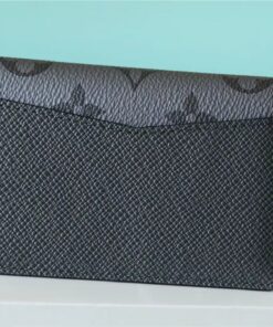 Alternative view of Louis Vuitton Pocket Organizer Monogram Flowers Gray For Men 4.3in/11cm M30837