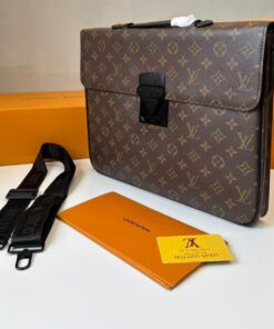 Alternative view of Louis Vuitton S-Lock Briefcase in Monogram Canvas For Men 14.6in/37cm