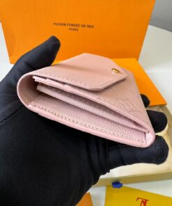 Louis Vuitton Sarah Wallet Combines Monogram Empreinte Rose Ballerine Pink For Women M61291 - Image 5