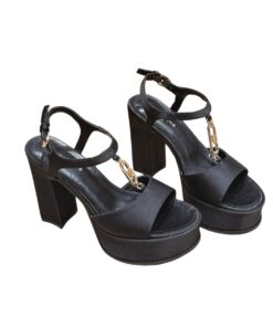 Louis Vuitton Sparkle Sandal Black For Women