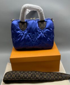 Alternative view of Louis Vuitton Speedy Bandoulière 25 Bag Blue For Women, 9.8 in/25 cm