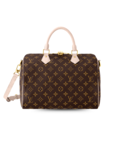 Louis Vuitton Speedy Bandouliere 30 Top Handle Bag 11.8in/ 30cm Brown Gold Hardware For Women M41112