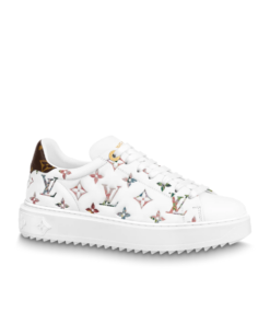 Alternative view of Louis Vuitton Time Out Sneaker Colorful Monogram White for Women 1AAOSH