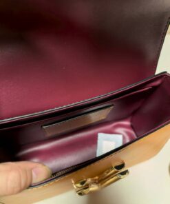 Louis Vuitton Twist MM Epi Gold Miel Brown For Women, Shoulder And Crossbody Bags 9.1in/23cm LV M59686 - Image 7