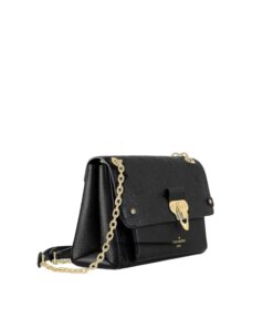 Louis Vuitton Vavin Monogram Empreinte MM Crossbody Bag 9.8in/ 25cm Black Gold Hardware For Women M44150 - Image 5