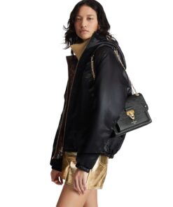 Alternative view of Louis Vuitton Vavin Monogram Empreinte MM Crossbody Bag 9.8in/ 25cm Black Gold Hardware For Women M44150