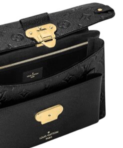 Louis Vuitton Vavin Monogram Empreinte MM Crossbody Bag 9.8in/ 25cm Black Gold Hardware For Women M44150 - Image 6