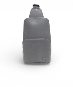 Louis Vuitton Avenue Sling Bag Taiga Grey For Men, Men’s Bags, Crossbody Bags 12.2in/31cm LV M30801