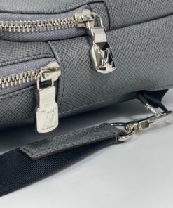 Louis Vuitton Avenue Sling Bag Taiga Grey For Men, Men’s Bags, Crossbody Bags 12.2in/31cm LV M30801 - Image 7