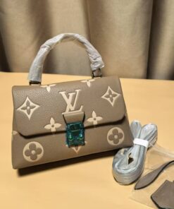 Alternative view of Louis Vuitton Madeleine BB Monogram Empreinte Dove Gray/ Creme Beige For Women 9.4in/24cm LV