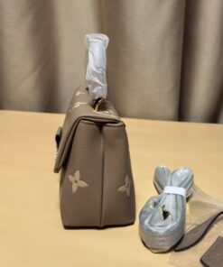 Louis Vuitton Madeleine BB Monogram Empreinte Dove Gray/ Creme Beige For Women 9.4in/24cm LV - Image 6