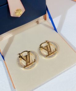 Alternative view of Louis Vuitton Louise By Night Earrings Gold Tone For Women