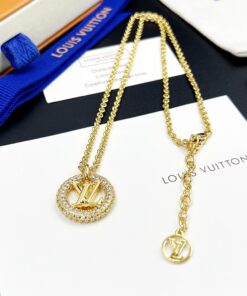 Louis Vuitton Louise By Night Necklace Gold For Women M00759 - Image 3