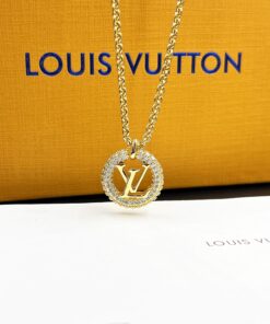 Louis Vuitton Louise By Night Necklace Gold For Women M00759 - Image 4