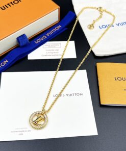 Louis Vuitton Louise By Night Necklace Gold For Women M00759 - Image 6