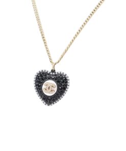 Chanel Love Necklace Black For Women