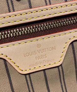 Louis Vuitton Neverfull GM Tote Bag 15.4in/ 39cm Beige Monogram Gold Hardware For Women M40990 - Image 8