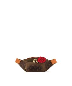 Louis Vuitton Rush Bumbag 11.8in/ 30cm Brown Gold Hardware For Men M11539
