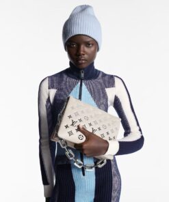 Alternative view of Louis Vuitton Coussin PM Shoulder Bag 10.2in/ 26cm Cream/Gray Silver Hardware For Women M11986