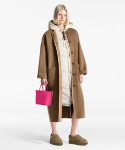 Louis Vuitton Neverfull Bandouliere Inside Out BB Tote Bag 10.4in/ 26cm Rose Pondichery Gold Hardware For Women M12106 - Image 3
