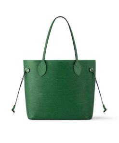 Louis Vuitton Neverfull MM Tote Bag 12.2in/ 31cm Borneo Green Gold Hardware For Women M12195