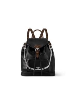 Louis Vuitton Montsouris PM Backpack Black For Women 28cm/11in – M12587